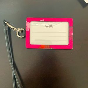 Coach ID tag